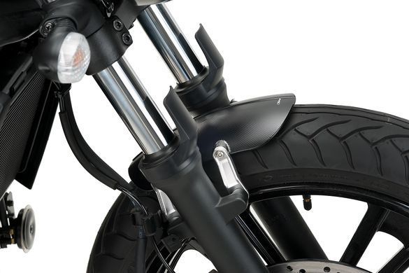Переднее алюминиевое крыло Puig для KAWASAKI VULCAN S SPECIAL EDITION 2017-2020 черного цвета 9673N