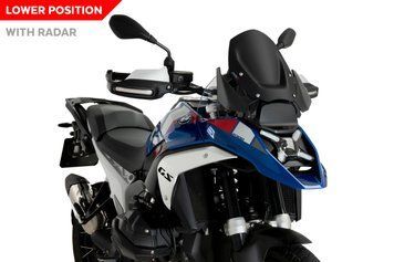 Спортивне вітрове скло для BMW R1300GS 23'-24' матово-чорний Puig 21794J