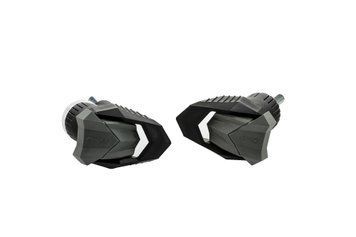 Слайдеры на раму R19 Puig для KAWASAKI Z650RS 2022-2026 черного цвета 9355N