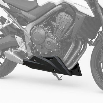 Нижній спойлер Zaddox BS26 чорного кольору для Honda Hornet CB 750 23-25 ​​DPL1