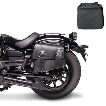 Сідельна сумка Kawasaki Vulcan S/Caf&eacute; Montana Craftride 8Ltr, ліва, чорного кольору