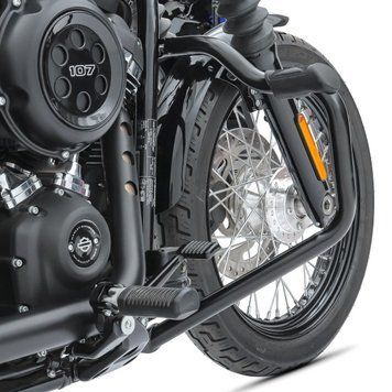 Захисна дуга Mustache Harley Davidson Softail 18-25, 32 мм, чорна, Craftride DPLB1.