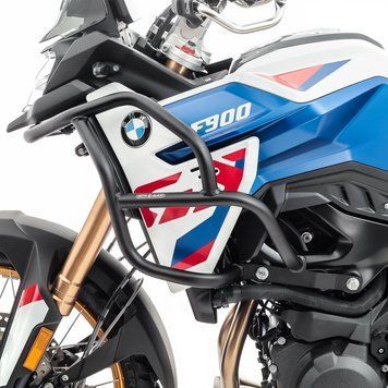 Верхня захисна дуга сумісна з BMW F 900 GS 24-25, Motoguard HG53 чорна DPL3