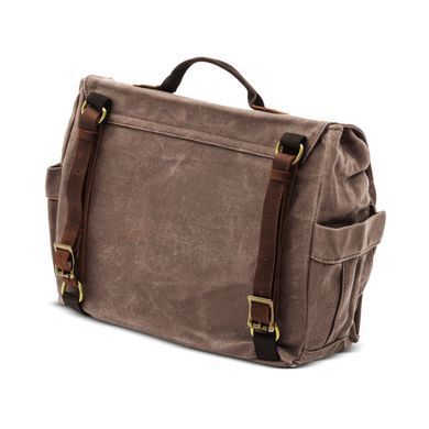 Седельная сумка для мотоцикла Canvas с внутренним брезентовым чехлом Craftride CV1 боковая сумка коричневого цвета