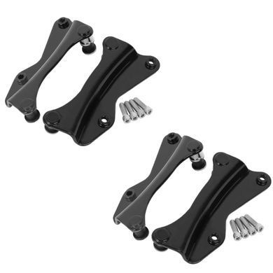 2x 4-точковий монтажний комплект Harley Davidson Touring 14-25 Craftride монтажний комплект в чорному економ-наборі