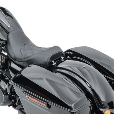 Сидения для Harley Davidson Touring 09-25 comfort seat Craftride RH3 черно-синее