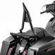 Спинка пасажира підходить для Harley Davidson Road King Special 17-26 + багажник W1 + комплект кріплень Craftride PV2 чорного кольору