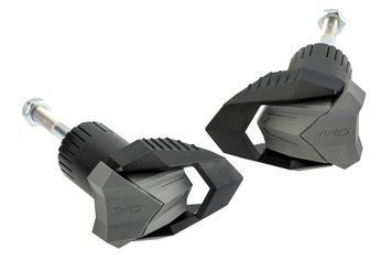 Слайдери на раму R19 Puig для HONDA CBF600 ABS 2004-2007 чорного цвета 1853N