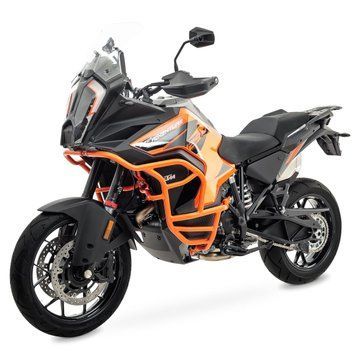 Захисні дуги, сумісні з KTM 1290 Super Adventure S/R 21-24, Motoguard KT26 оранжевого кольору DPL6.
