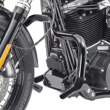Захисна дуга для мотоцикла Harley Davidson Dyna Fat Bob 08-17, чорна, Craftride DPLB1.