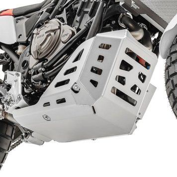 Защитная пластина, совместимая с Yamaha Tenere 700 21-24, защита двигателя, алюминиевый SK2, серебристый Motoguard