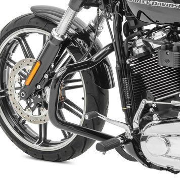 Захисна дуга для мотоциклів Harley Davidson Softail Sport Glide 18-25 Craftride Mustache чорного кольору DPLB2.