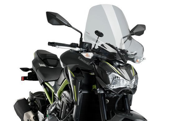 Ветровое стекло Touring II Puig для KAWASAKI ER-6N 2012-2016 дымчастого цвета 6410H