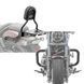 Комплект: Спинка пассажира CL3 с багажником, черная + Защитные дуги Craftride PM3, совместимые с Honda Rebel 1100 CMX 21-26