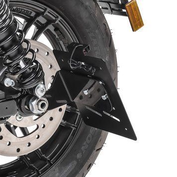 Боковой держатель номерного знака S для Harley Sportster 1200 CA Custom 13-16 черный Craftride