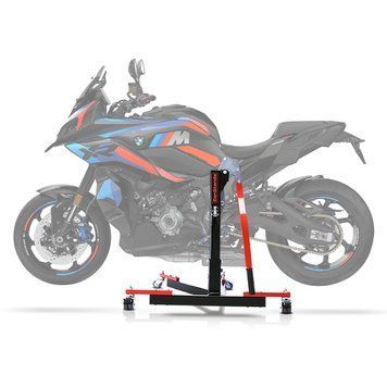 Складна центральна підставка ConStands Power Flex підходить для BMW M 1000 XR 24-26 червоного кольору