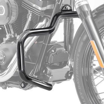 Захисна дуга для мотоцикла Harley Davidson Dyna Wide Glide 06-17, чорна, Craftride.