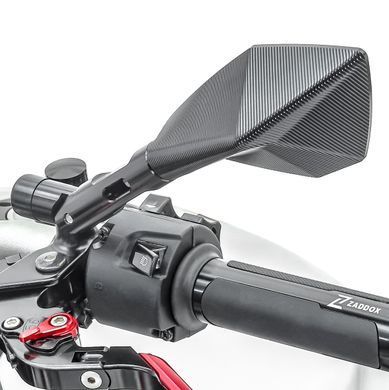 Дзеркало на кермо Tomahawk Set для Kawasaki Z 1000/900/650/300 та захист важеля X6 Zaddox S-I1
