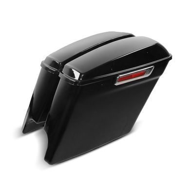 Расширение бокового кофра для Harley Davidson Touring 94-13 Craftride черного цвета