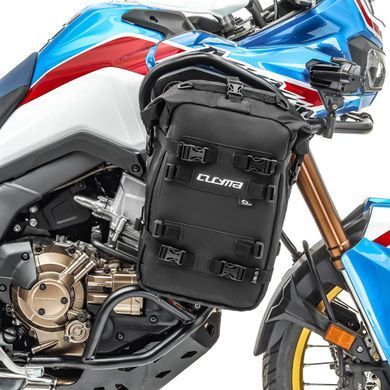 Комплект дуг верхней нижней XL + фары для Honda Africa Twin CRF 1000 L 16-19 + сумки Motoguard черный CB8