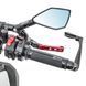 Дзеркало на кермо Tomahawk Set для Kawasaki Z 1000/900/650/300 та захист важеля X6 Zaddox S-I1