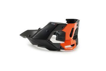 Спойлер двигуна Puig для KTM 890 DUKE L 2021-2023 матово-чорного кольору 9669J