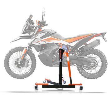 Складна центральна підставка ConStands Power Flex підходить для KTM 890 Adventure 21-25, помаранчева.