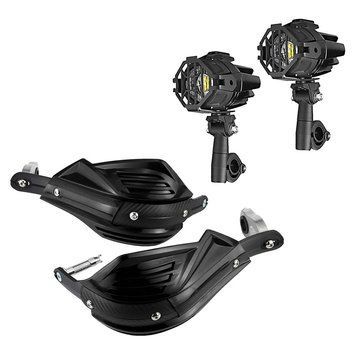 2 светодиодные противотуманные фары S22X + защита рук Enduro XDure XD5
