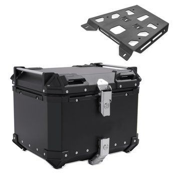 Комплект: верхний кофр + багажник, совместим с Yamaha Tenere 700 2019&ndash;2024, чёрный, Bagtecs XB55