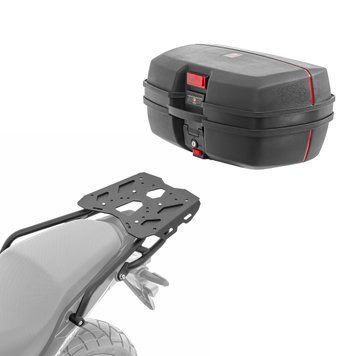 Комплект: кофр Bagtecs TB8 + задній багажник Honda NX 500 24-25