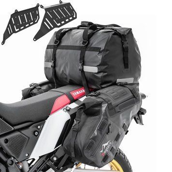 Комплект боковых кофров MT142 + багажник + задняя сумка для Yamaha Tenere 700 / Rally 19-25 Bagtecs TW69