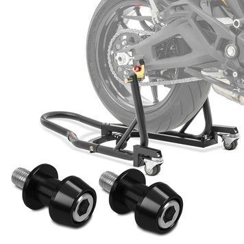 Підставка для заднього колеса Paddock Stand Dolly + гоночні адаптери для призматичного гнізда Motea Assen