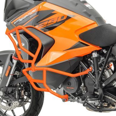Комплект захисних дуг + фари для KTM 1290 Super Adventure R/S 21-24 Motoguard помаранчевий X21