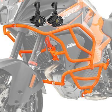 Комплект захисних дуг + фари для KTM 1290 Super Adventure R/S 21-24 Motoguard помаранчевий X21