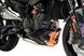 Спойлер двигуна Puig для KTM 890 DUKE L 2021-2023 матово-чорного кольору 9669J