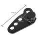 Комплект для занижения задней подвески на 1-3 дюйма для Harley Touring 02-17 Lowering Craftride