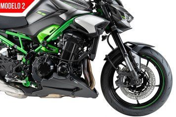 Спойлер двигуна Puig для KAWASAKI Z900SE 2022-2026 матово-чорного кольору 22441J
