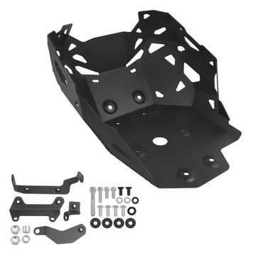 Защита двигателя для Aprilia Tuareg 21-25 Motoguard VX10 черного цвета.