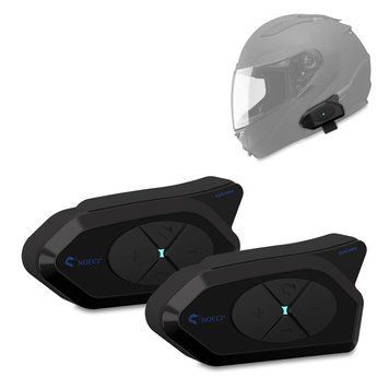 2x Мотоциклетна переговорна система Tourtecs GoCom4 Bluetooth з гарнітурою IP65 бездротова DPLKZ1