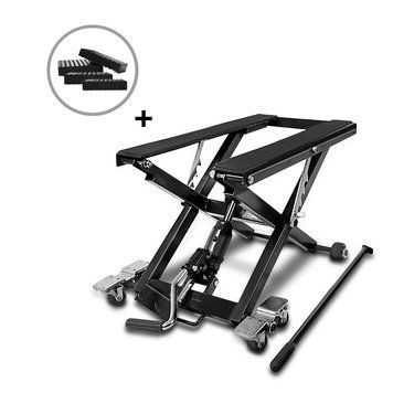 Подъемная платформа для мотоциклов ConStands Mid-Lift XL домкрат для мотоциклов до 500 кг, включая резиновые блоки черного цвета