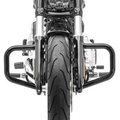 Защитная дуга Craftride Mustache Harley Davidson Softail 18-25 в черном цвете, Черный