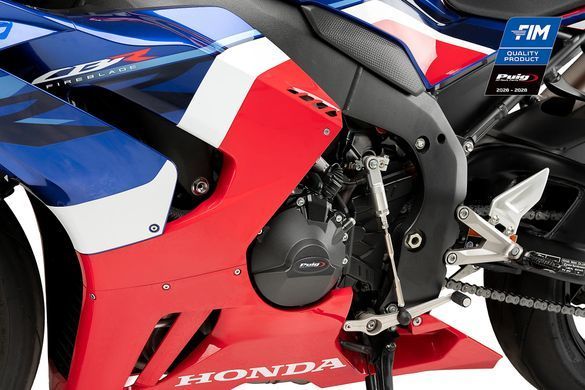 Захисні кришки двигуна (трекові) Puig для HONDA CBR1000RR-R FIREBLADE 2020-2025 чорного цвета 21706N