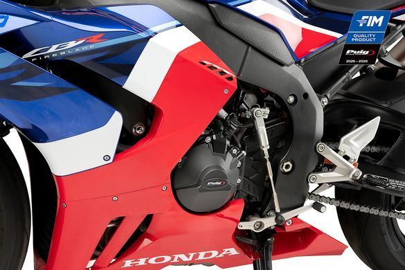 Захисні кришки двигуна (трекові) Puig для HONDA CBR1000RR-R FIREBLADE 2020-2025 чорного цвета 21706N